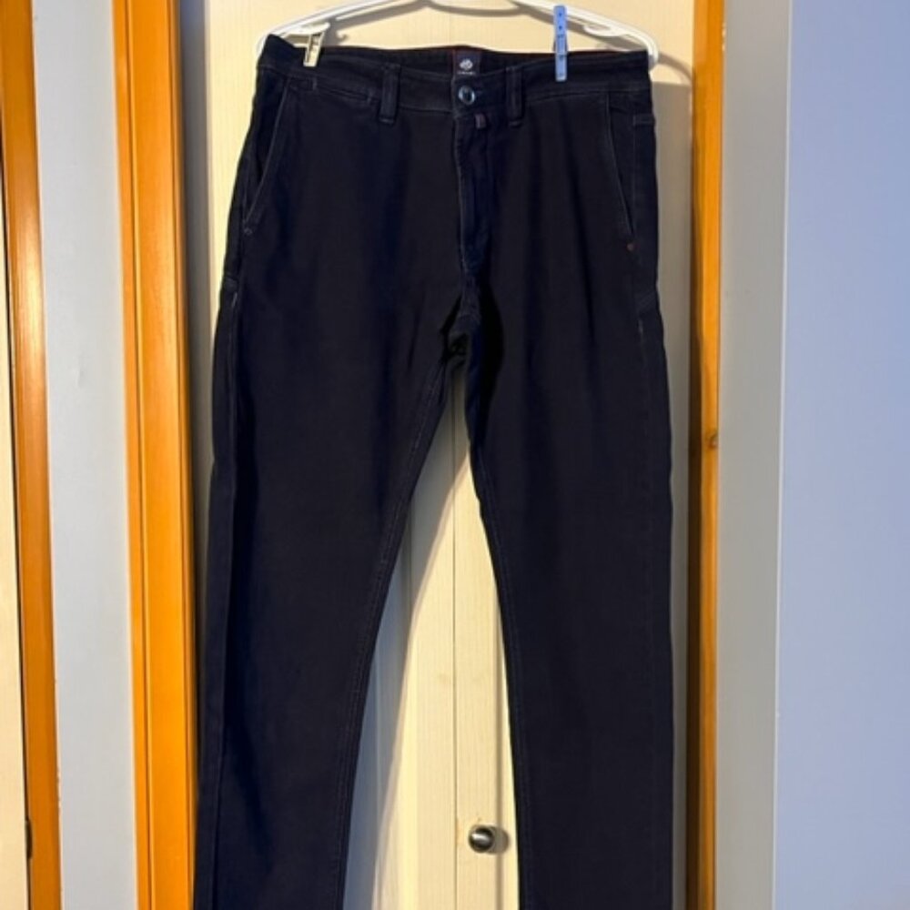 Fradi mens blue denim look pants Made in Italy Size 32 ** READ**